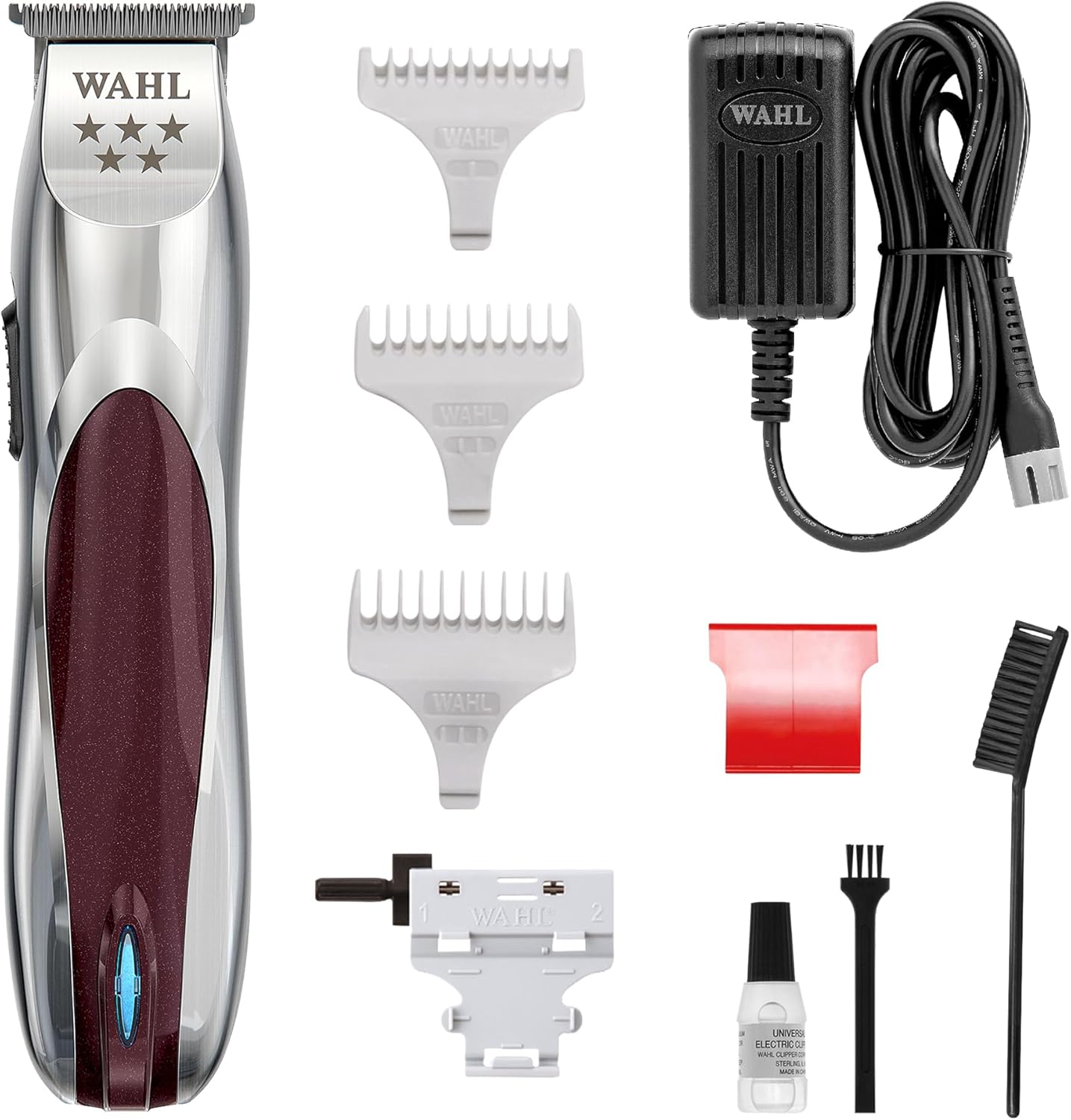 Wahl 5 Star A•LignTrimmer, Cord/Cordless Lithium Ion Trimmer, Professional Hair Trimmers, Detailing and Outlining, Lightweight, Ergonomic, Zero-Gap Adjustable, Compact T-Blades, Barbers Supplies