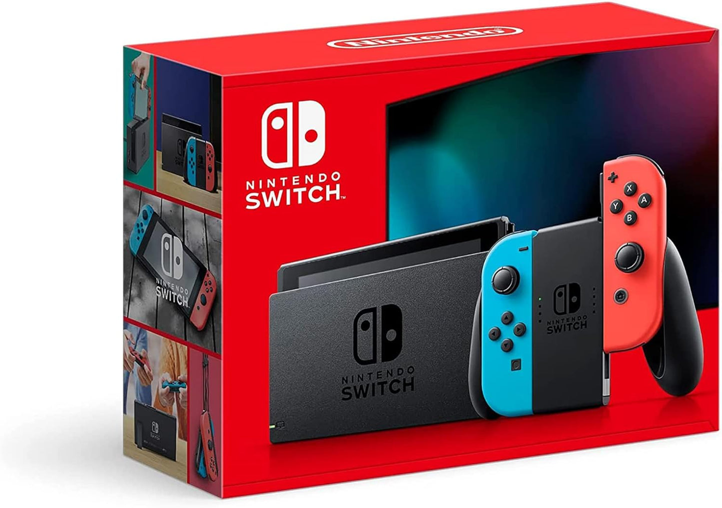 NINTENDO SWITCH BLUE & RED CONSOLE NEW EXTENDED Battery