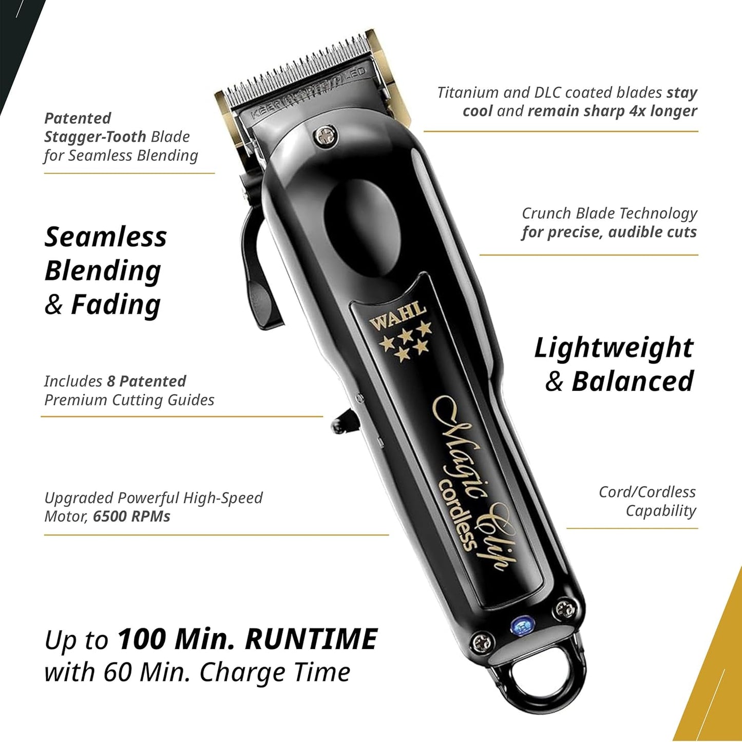 Magic Clip™ Black Cordless - 5 Star Series