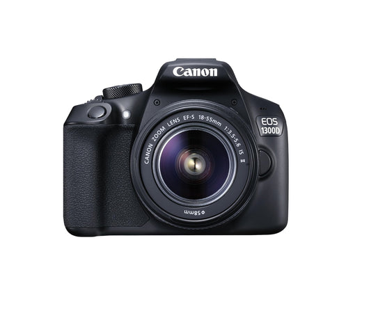 Canon EOS 1300D EF-S 18-55mm 18.7MP CMOS 5184 x 3456 Pixels (Black)