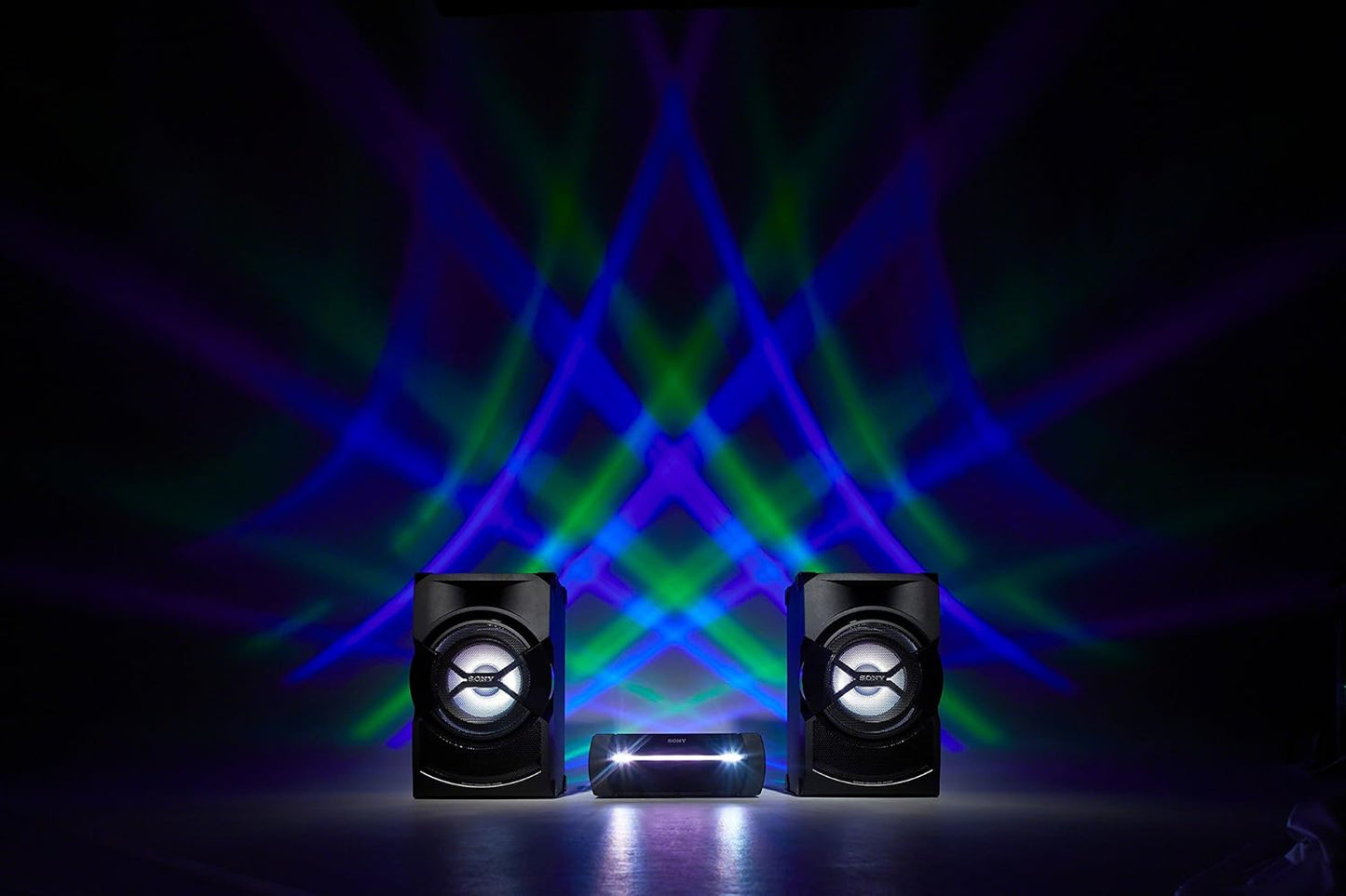 Sony SHAKE-X30D Three Box High Power Audio System, Party Speaker with Lighting