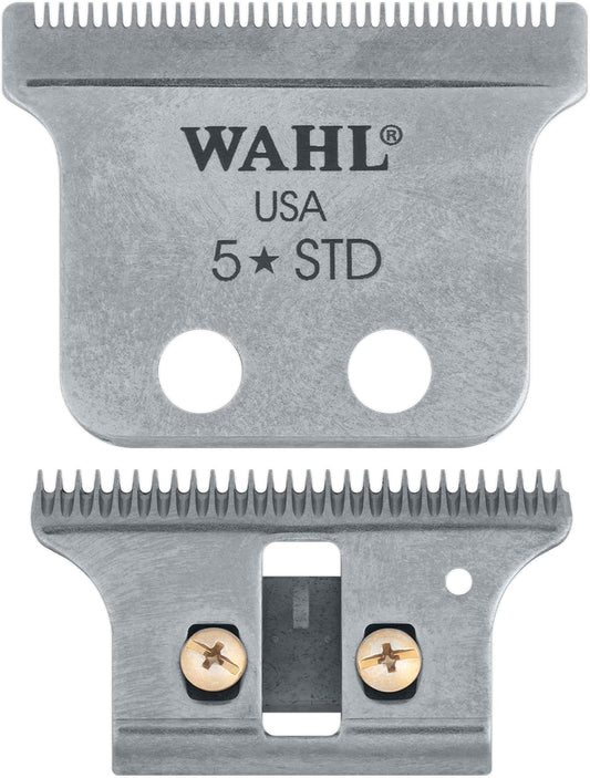 Wahl Professional Adjustable T Shaped Trimmer Blade - Designed for Specific Wahl, 5 Star, and Sterling Trimmers - Includes Oil, Screws, and Instructions