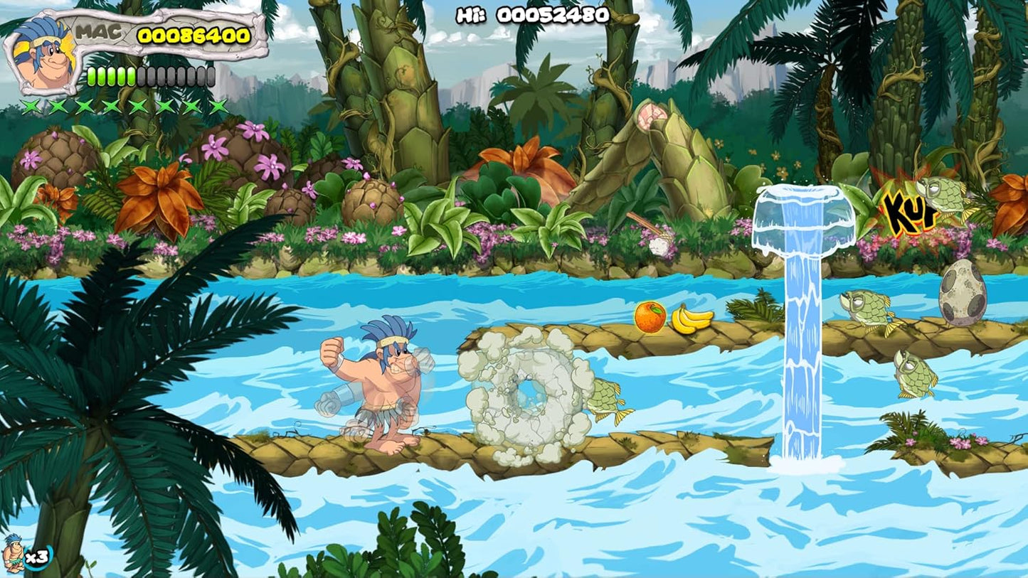 PS5 GAME NEW JOE & MAC CAVEMAN NINJA