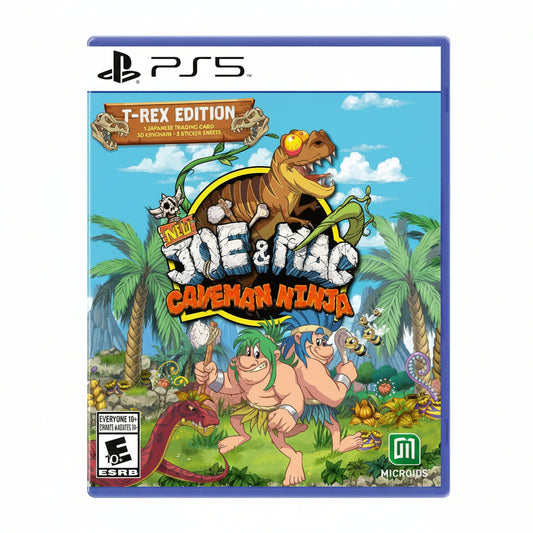 PS5 GAME NEW JOE & MAC CAVEMAN NINJA