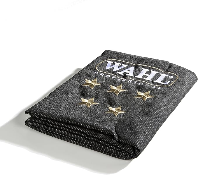 Wahl Professional 5 Star Series Barber Cape, Water and Bleach Resistant, Polyester, Snap Closure for Professional Barbers and Stylists