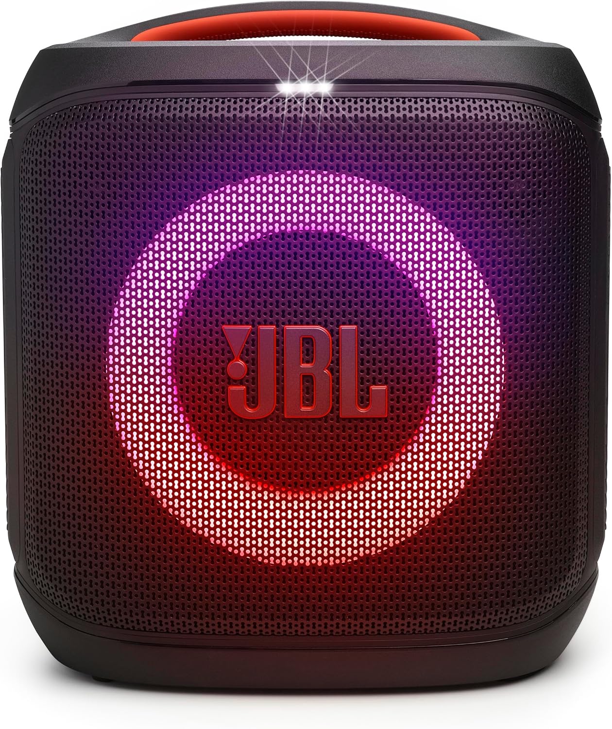 JBL PartyBox Encore Essential 2 Portable Speaker, AI Sound Boost - Black | Dynamic Lightshow, up to 15 Hour Battery, Mic And Guitar Inputs, Auracast Stereo Link, App Control, Splash Proof