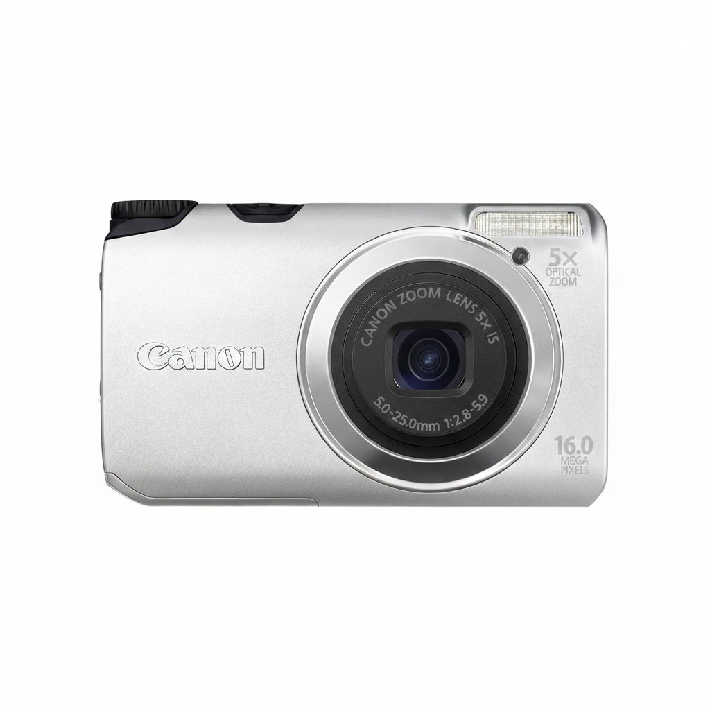 Canon Powershot A3300 IS 16 MP Digital Camera with 5x Optical Zoom (Silver)