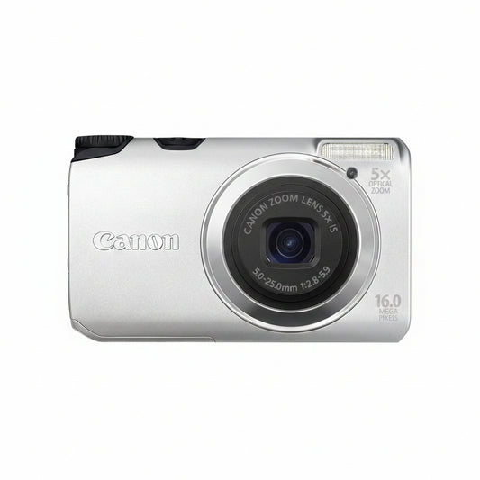 Canon Powershot A3300 IS 16 MP Digital Camera with 5x Optical Zoom (Silver)
