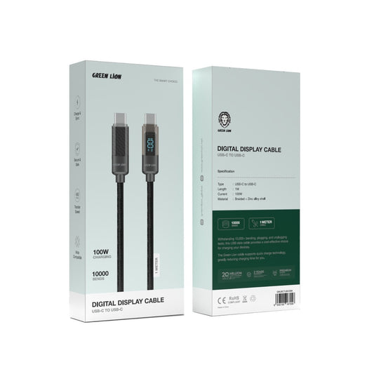 GREEN Usb C - C DIGITAL DISPL CABLE PD 100W 1M  