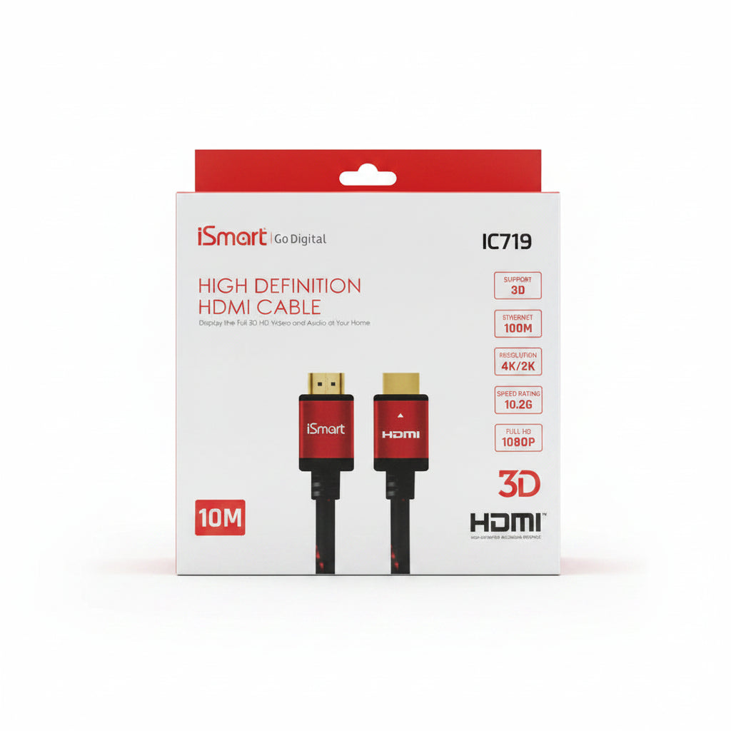 iSMART HDMI CABLE 10M MDL IC719