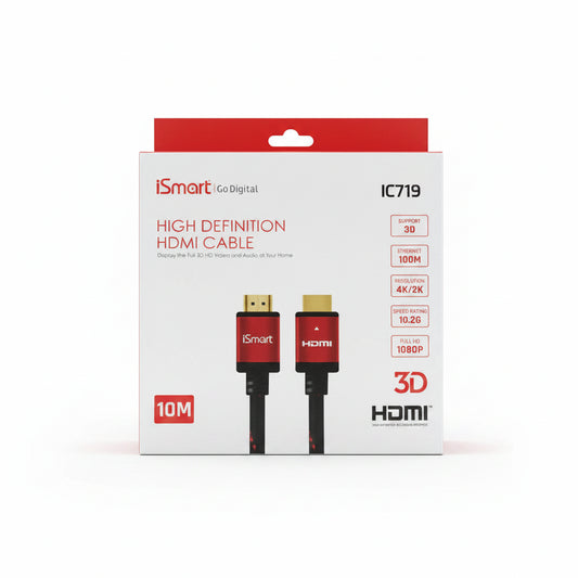 iSMART HDMI CABLE 10M MDL IC719