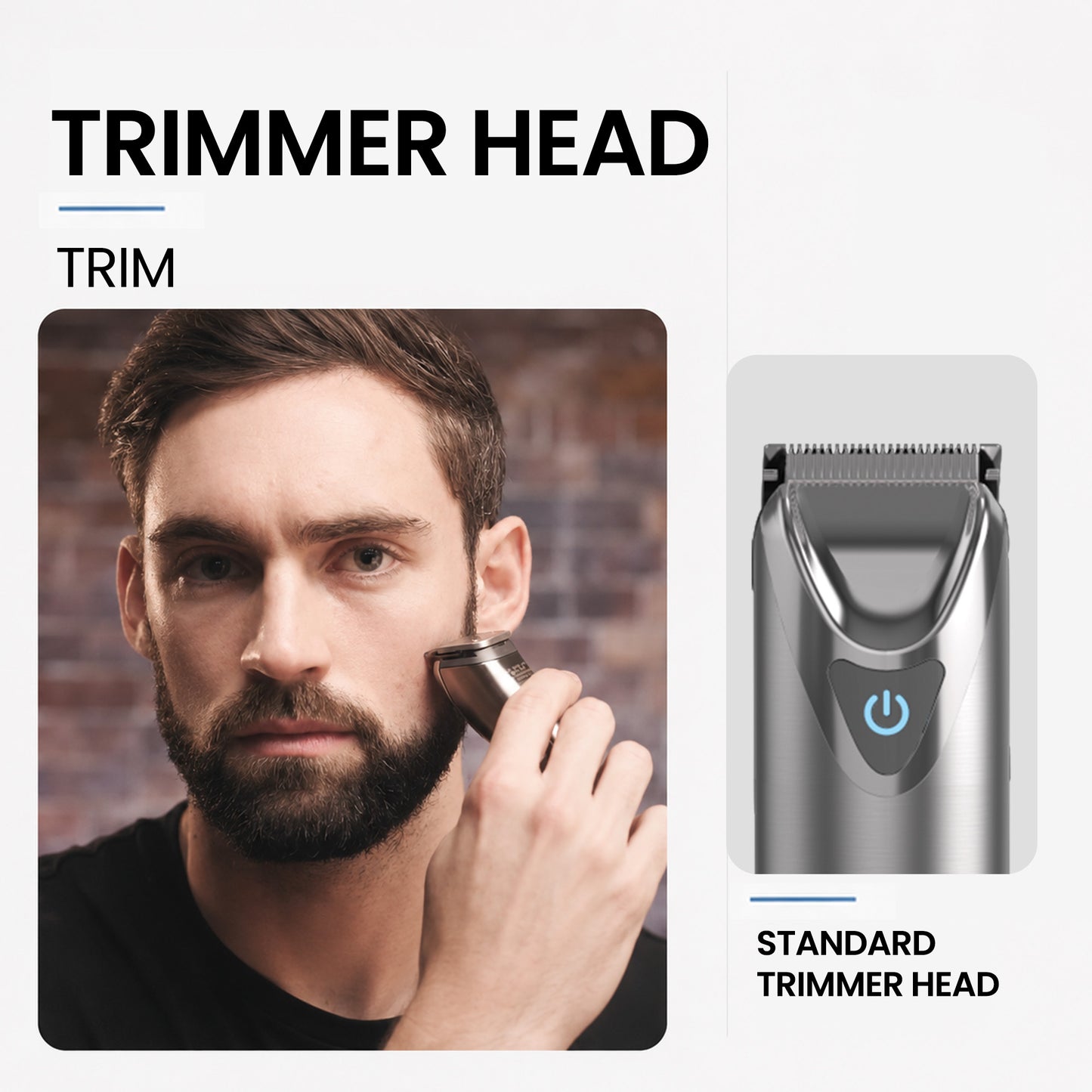 WAHL Lithium Ion Stainless Steel Grooming Kit, Rechargeable Trimmer, Ear and nose attachments, Body detailer for multi grooming, 4 Combs for different grooming lengths, 6 hours Run Time