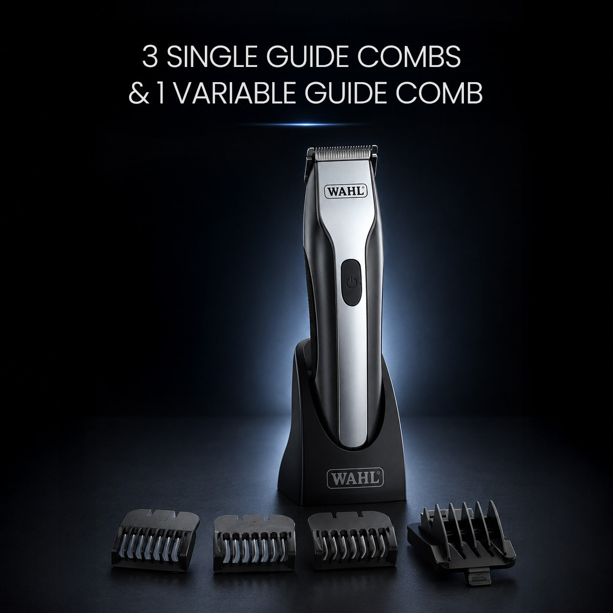 WAHL Lithium Ion OptimUS Grooming Kit, Lithium Ion Rechargeable Trimmer, Foil Shaver And Detailer For Multi Grooming Needs, 4 Comb Attachments For Different Beard Lengths, 3 Hours Run Time,