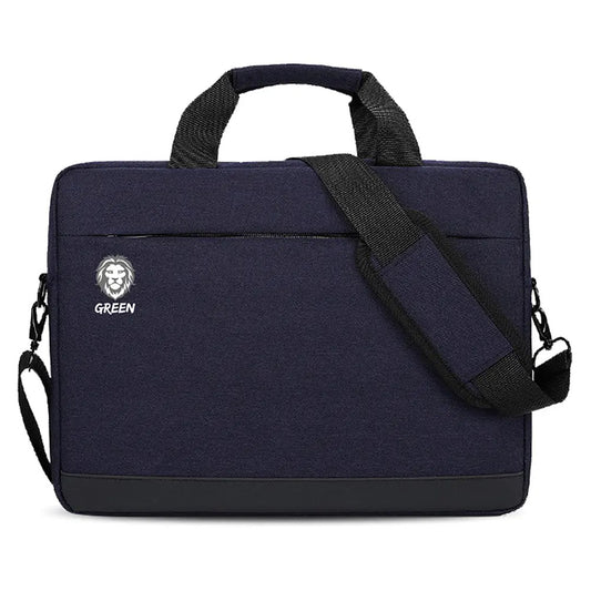Green PULITO SHOCKPROOF LAPTOP BAG 15.6" , Blue | GNPSLBBL