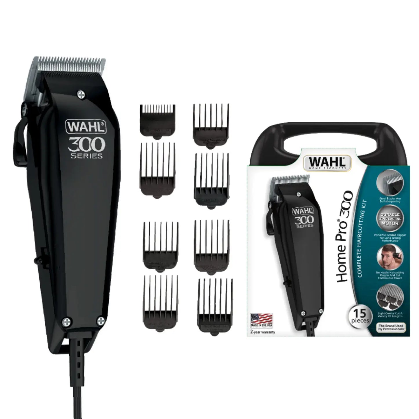 300 Series Home Hair Cutting Kit – 14-Piece Corded Hair Clipper  09247-13