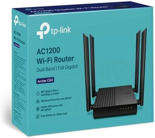 TP-LINK AC1200 WI-FI ROUTER ARCHER C64