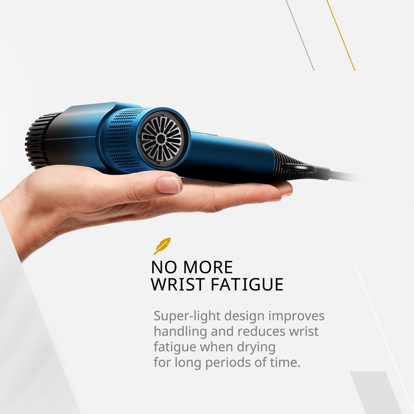 Wahl Vanquish Hair Dryer, Lightweight, LED Display, Quiet, Professional 3 Attachments, Powerful, Cool Drying, 3 Speed-Settings, Auto-Clean, Even Drying, Quick Dry