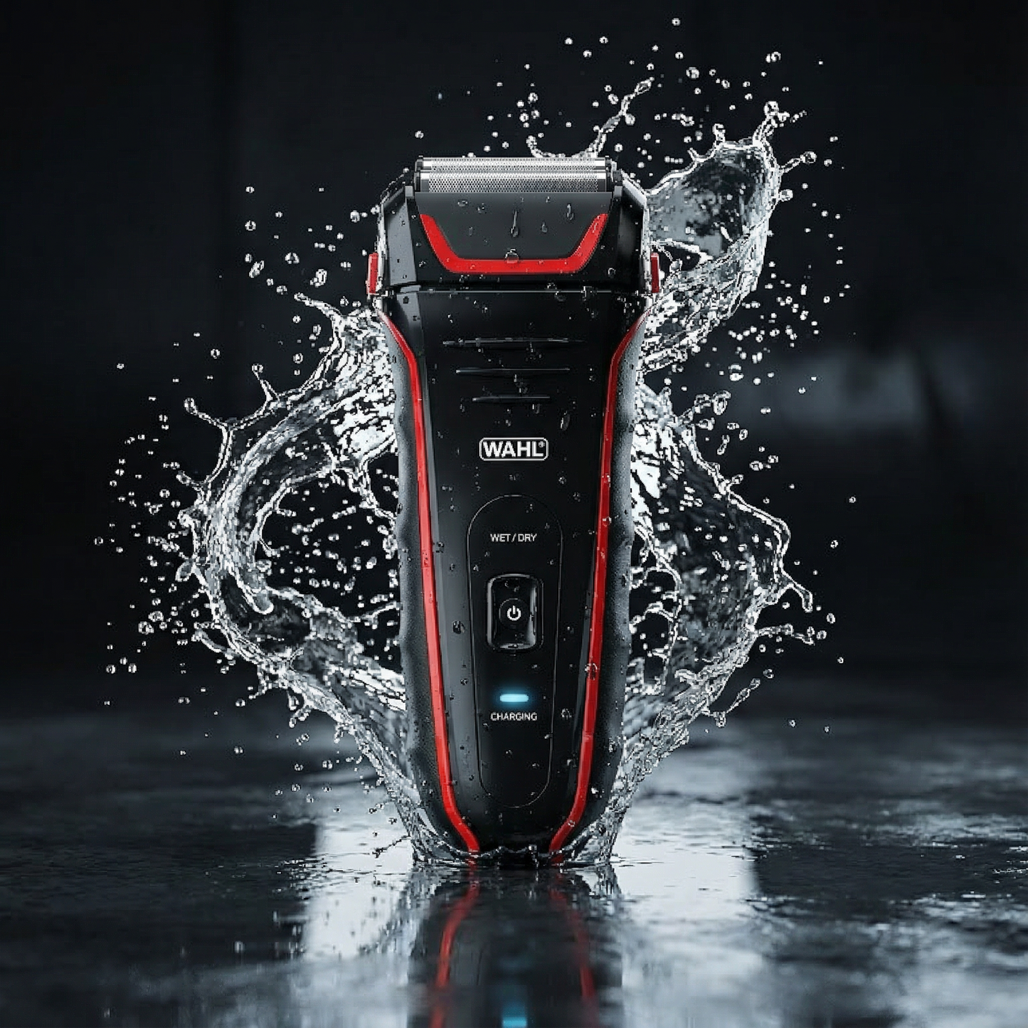 WAHL Rechargeable Electric Shaver for Men - Wet & Dry Waterproof Razor with Flexible Foils, Pivot Head, Pop-Up Trimmer, Lithium Ion Long Run Time, Quick Charge, Travel Lock