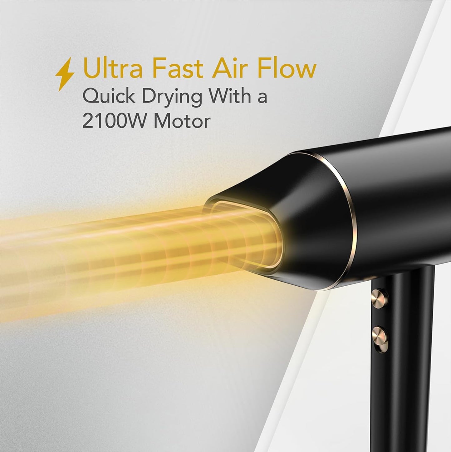 Wahl Ionic Flow Hair Dryer, Lightweight with Diffuser & Concentrator Nozzle