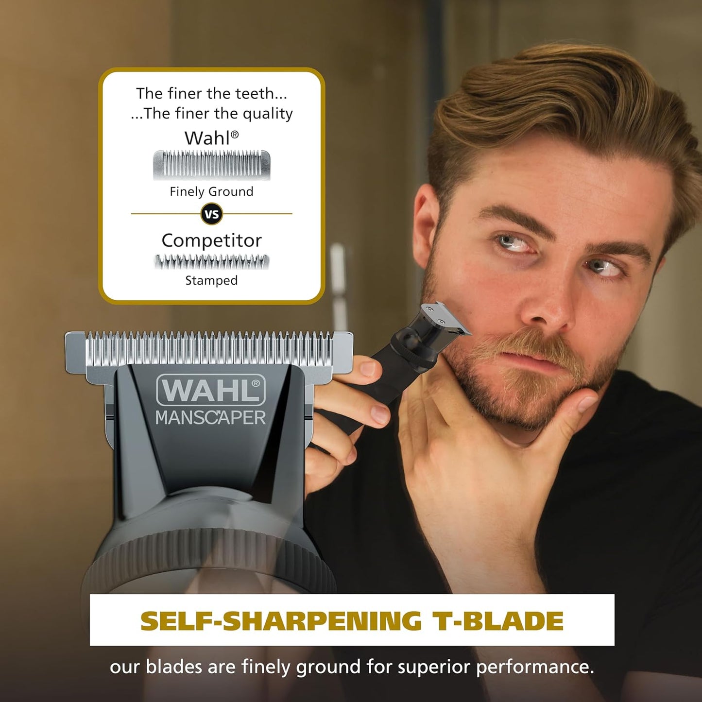 Wahl Manscaper Reach 360 Ratchet Head Cordless Body and Beard Trimmer