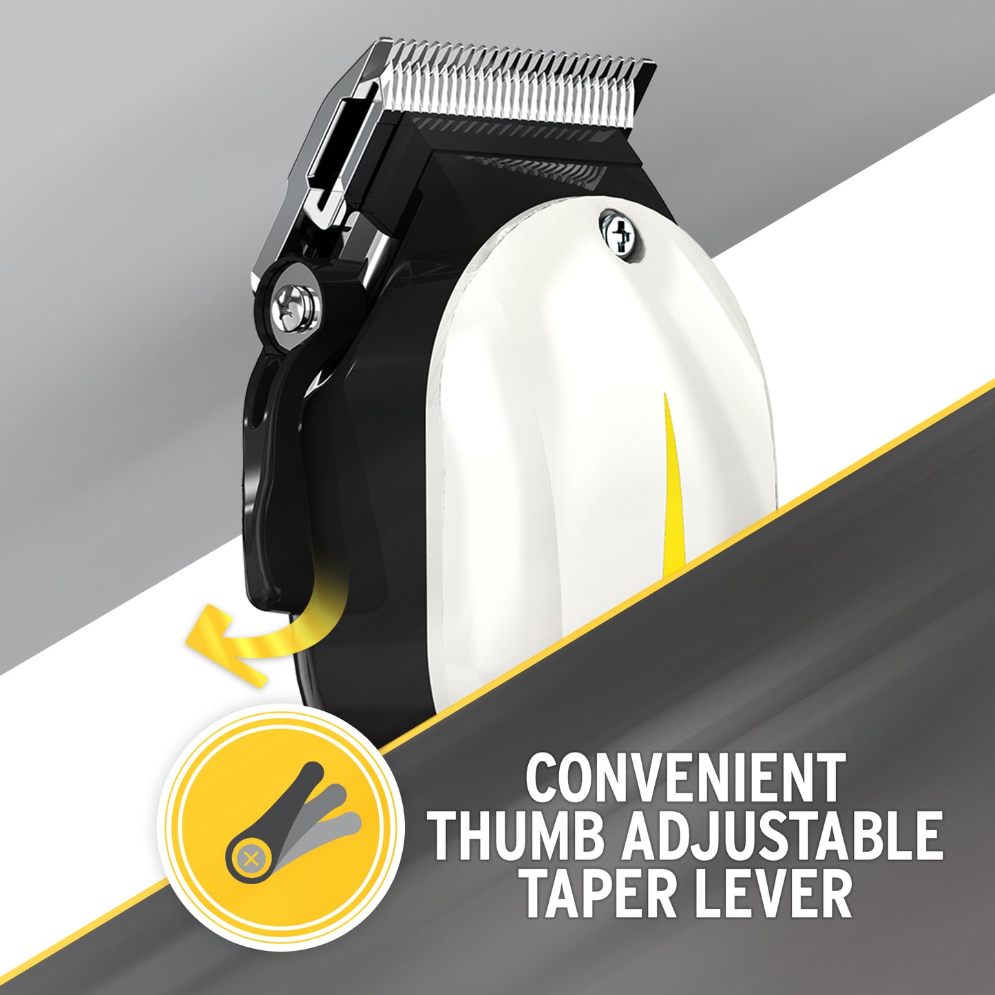 WAHL Super Taper Professional Corded Clipper, White